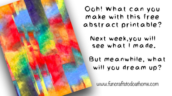 Free abstract printables